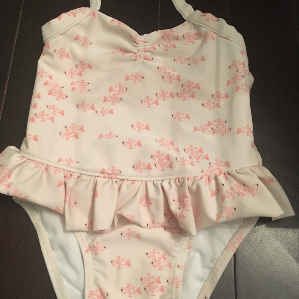 Old Navy fish full piece swimsuit 18-24M